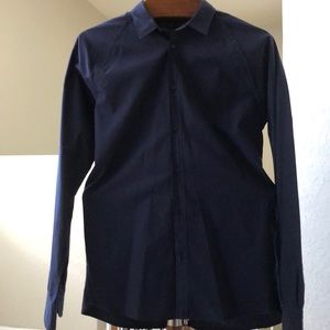 Scotch & Soda L long sleeve navy blue shirt